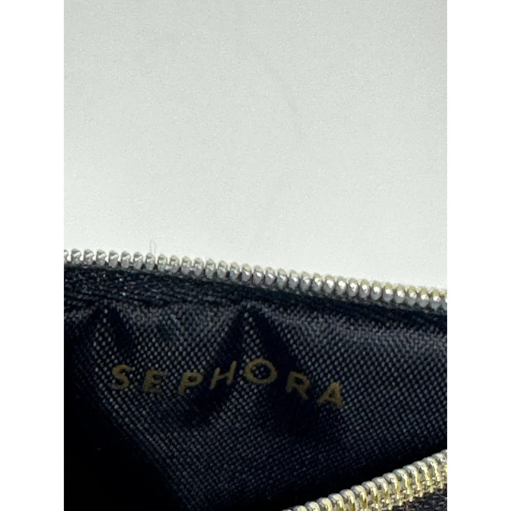 Sephora Disney Minnie Mouse Compact Mirror Gold Black Pouch Disney Minnie Beauty